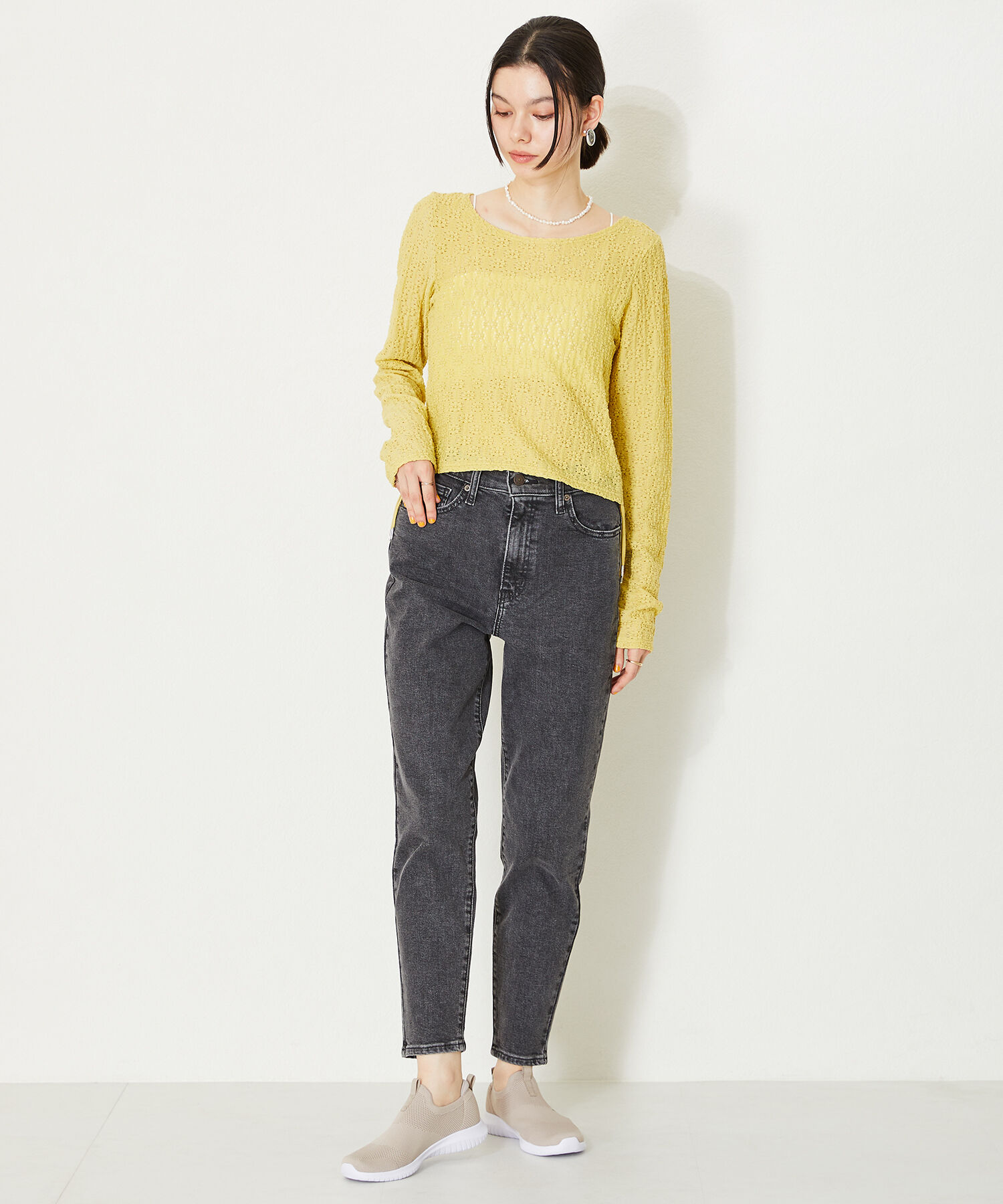 ORiental TRaffic「【累計19万足突破 】 ニット スニーカー /3709 柔らかい 伸縮性 軽量」|スニーカー|