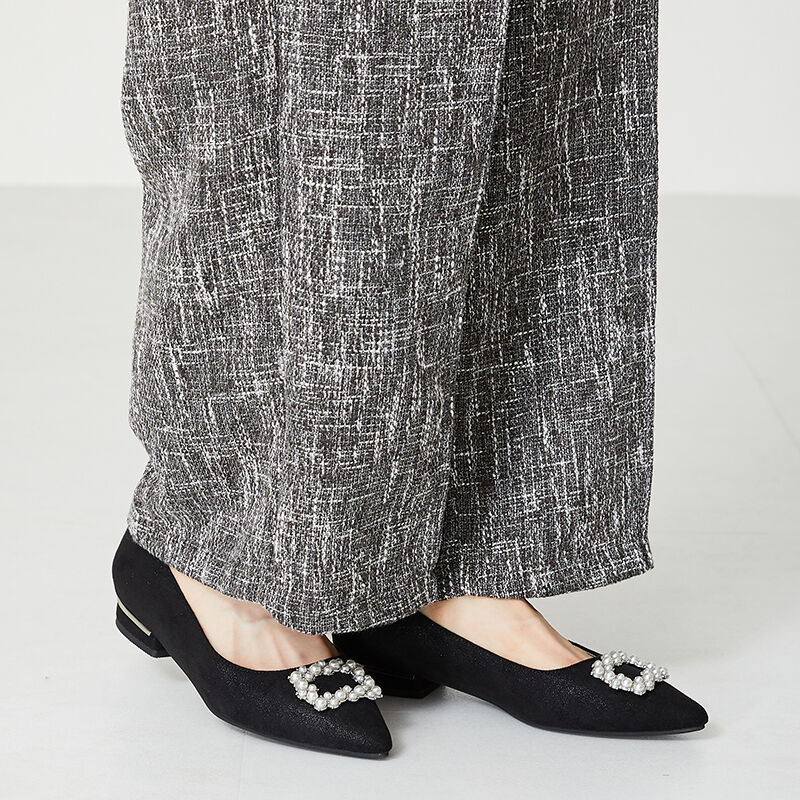 ORiental TRaffic「パールモチーフメタリックラインパンプス/31310」|パンプス|