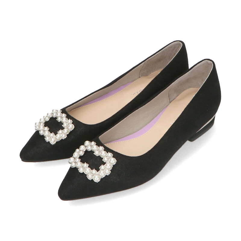 ORiental TRaffic「パールモチーフメタリックラインパンプス/31310」|パンプス|