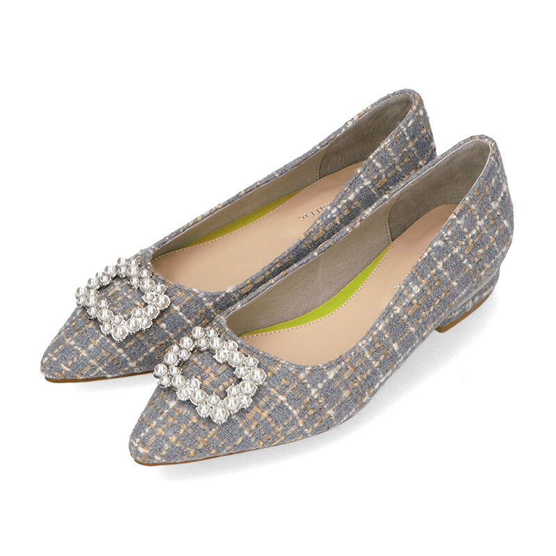 ORiental TRaffic「パールモチーフメタリックラインパンプス/31310」|パンプス|