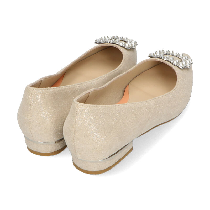 ORiental TRaffic「パールモチーフメタリックラインパンプス/31310」|パンプス|