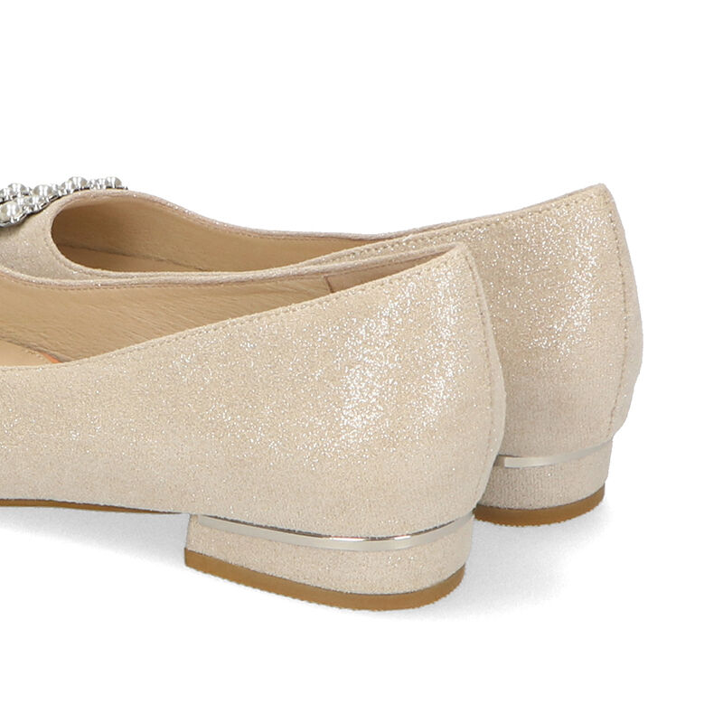 ORiental TRaffic「パールモチーフメタリックラインパンプス/31310」|パンプス|