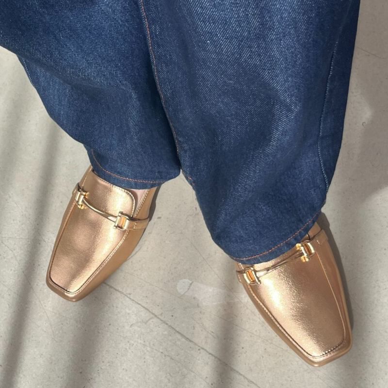 WA Oriental TRaffic「ビットモチーフバブーシュローファー/42104」|ローファー|BRONZE