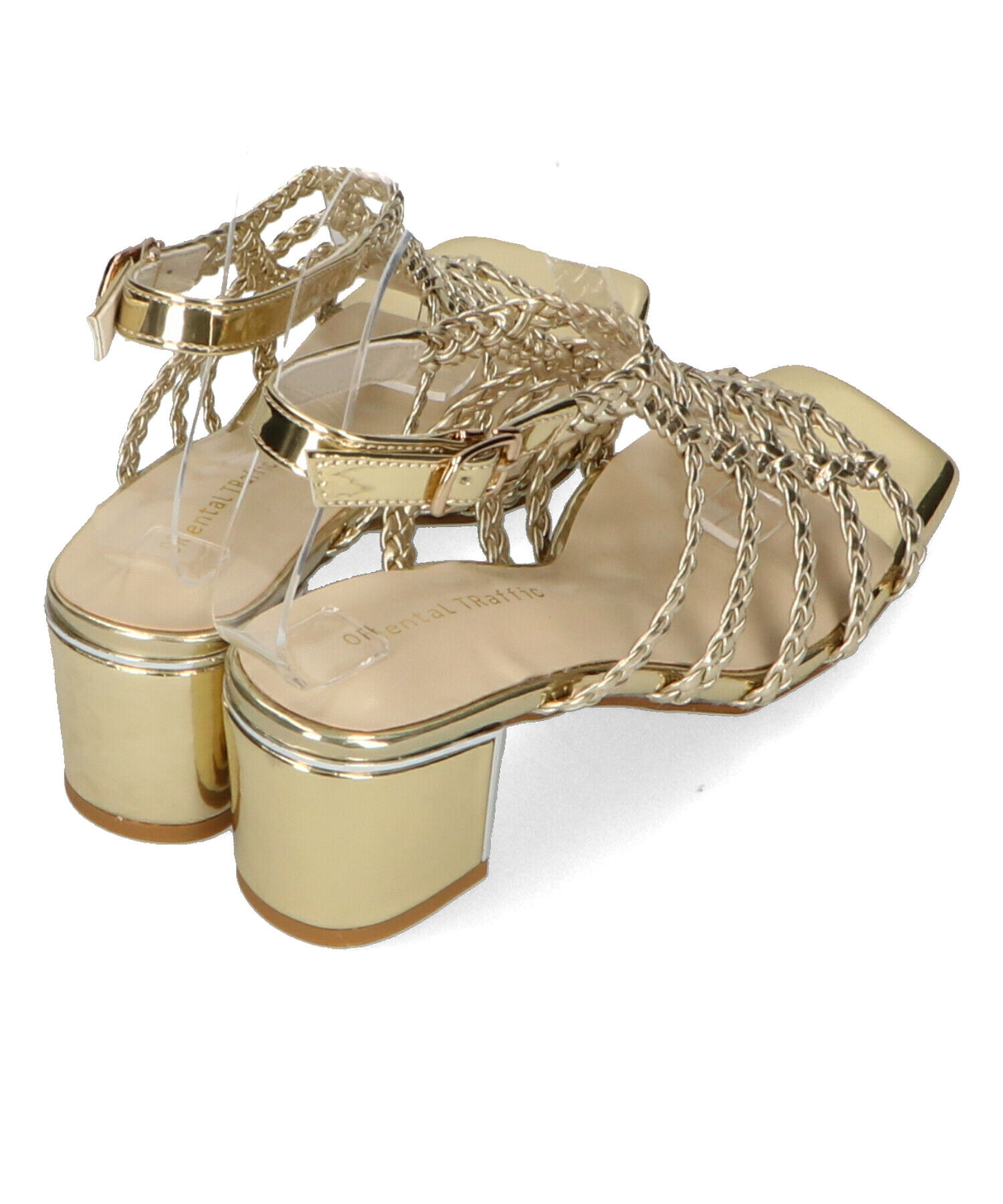 ORiental TRaffic「甲深メッシュヒールサンダル/41202」|サンダル|