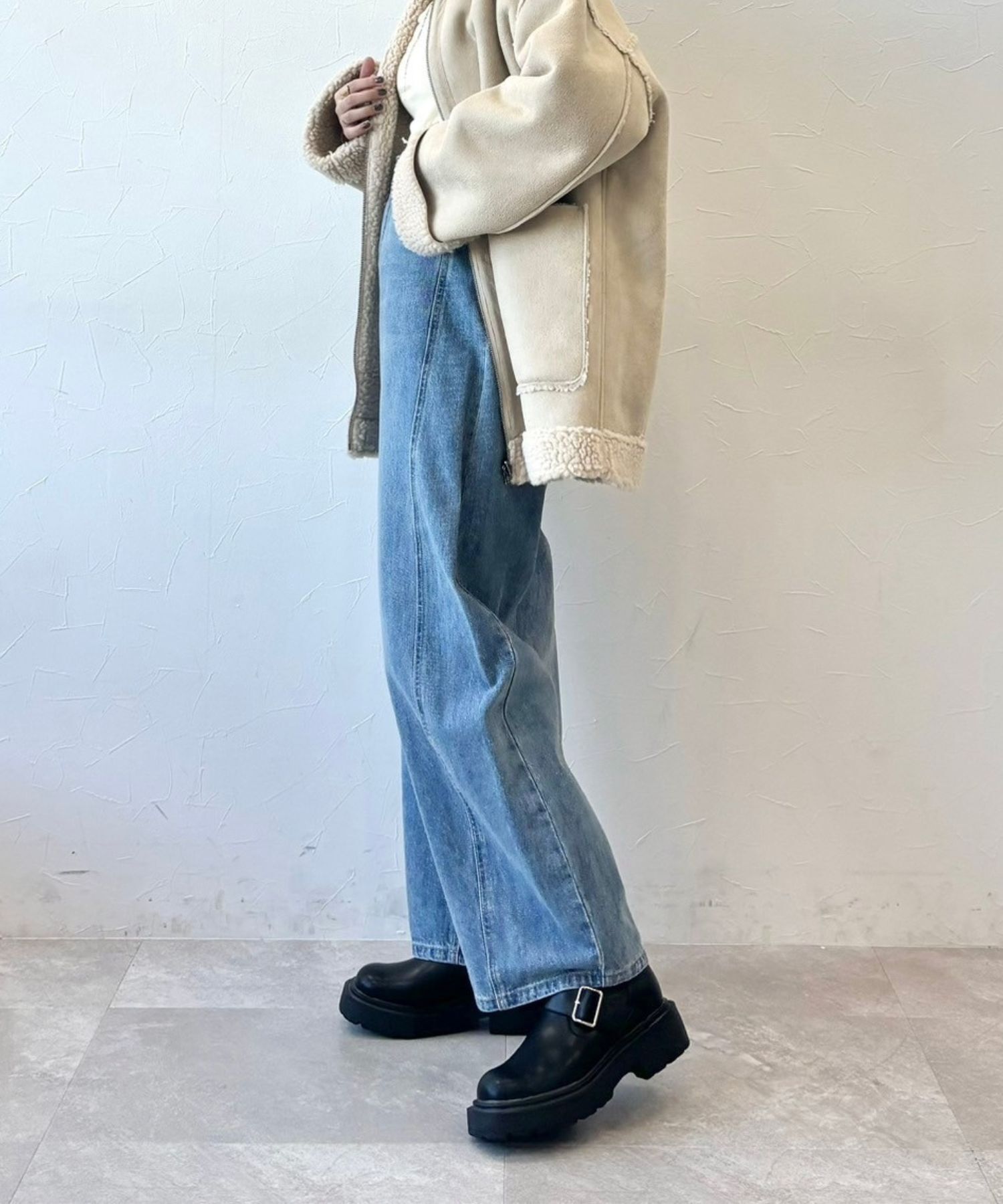 ORiental TRaffic「2024秋冬新作ダブルベルエンジニアトショートブーツ/41423」|ショートブーツ|