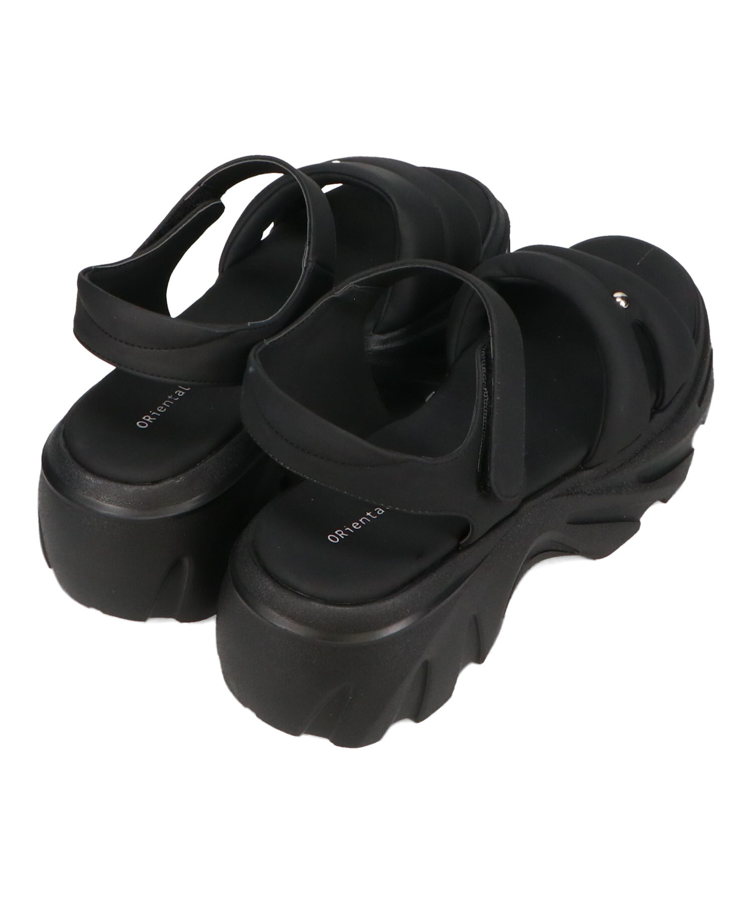 ORiental TRaffic「●2025春夏新作●カットデザインパデット厚底サンダル/51206 サンダル 厚底 トレンド 人気 軽い」|サンダル|