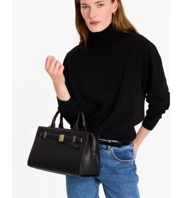 kate spade new york「デコ ミディアム サッチェル」|ショルダー・メッセンジャー|BLACK