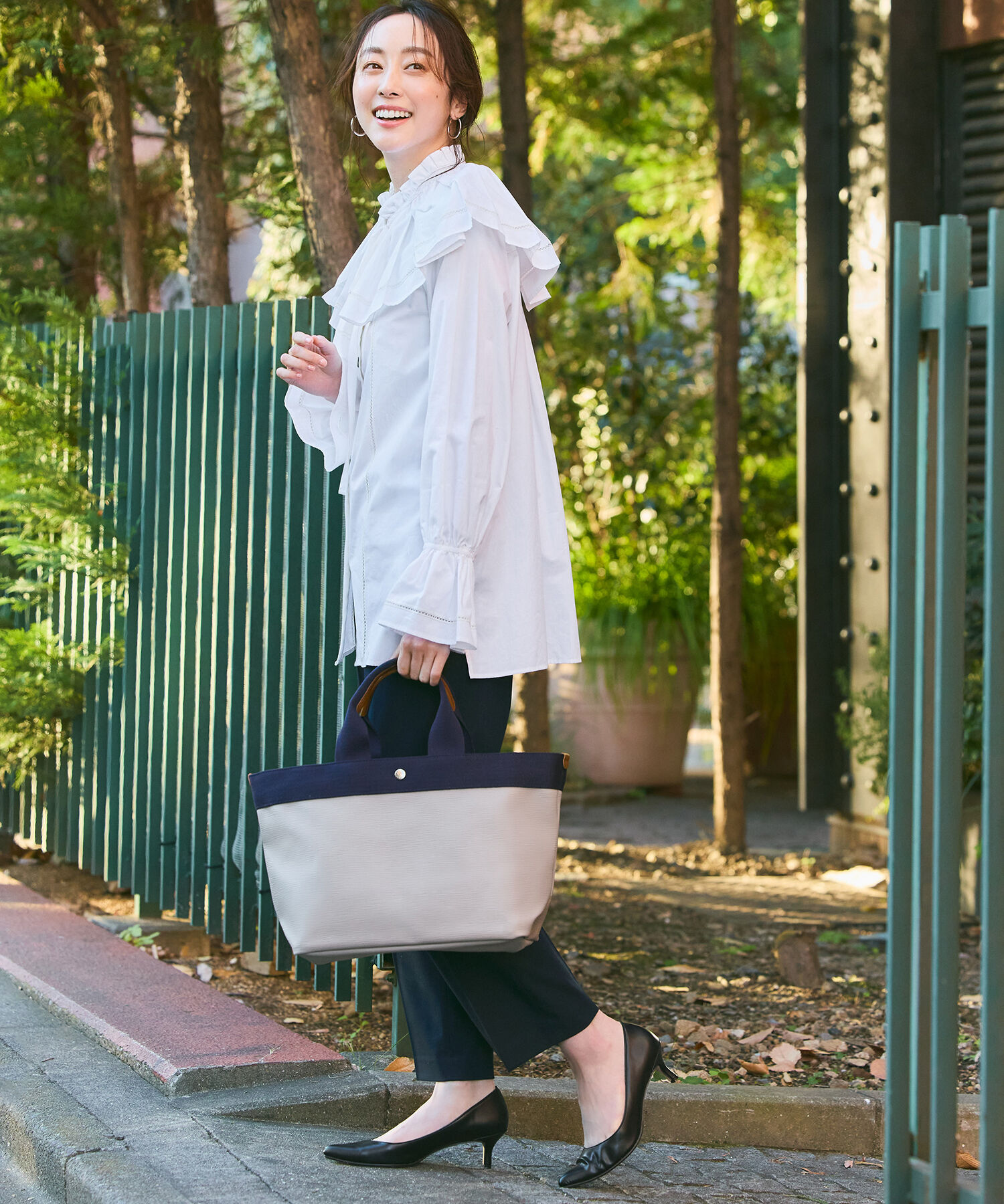 TOPKAPI BREATH「【VERY 10月号掲載】RIPPLE リプル ネオレザー A4トートバッグ」|トートバッグ|