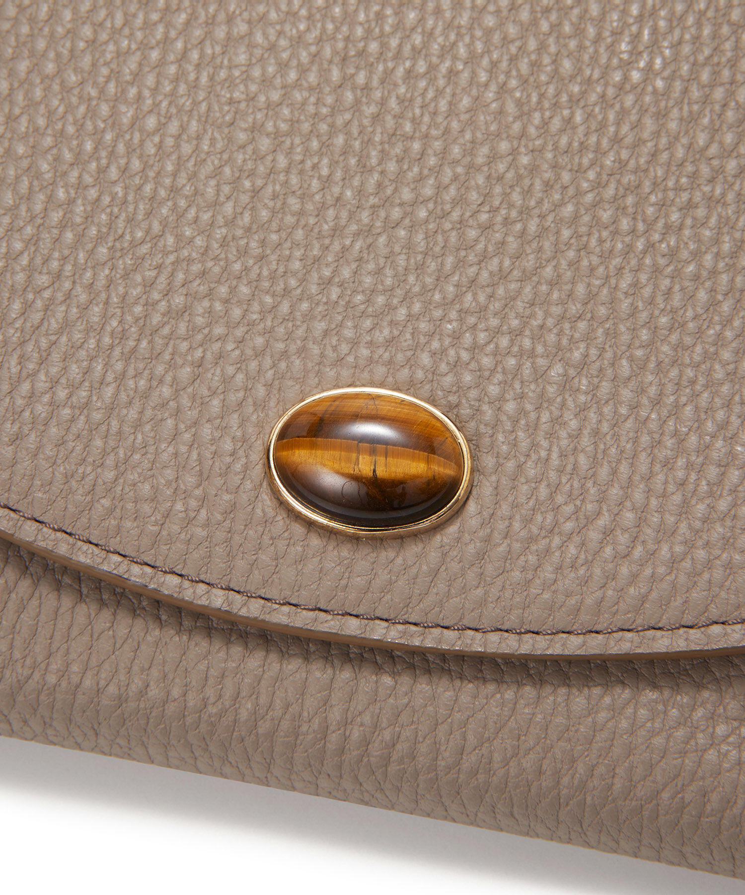 TOPKAPI 「【TOPKAPI】 gemdrops ジェムドロップ ミニエンボスレザー 天然石 二つ折り 財布 」|財布|