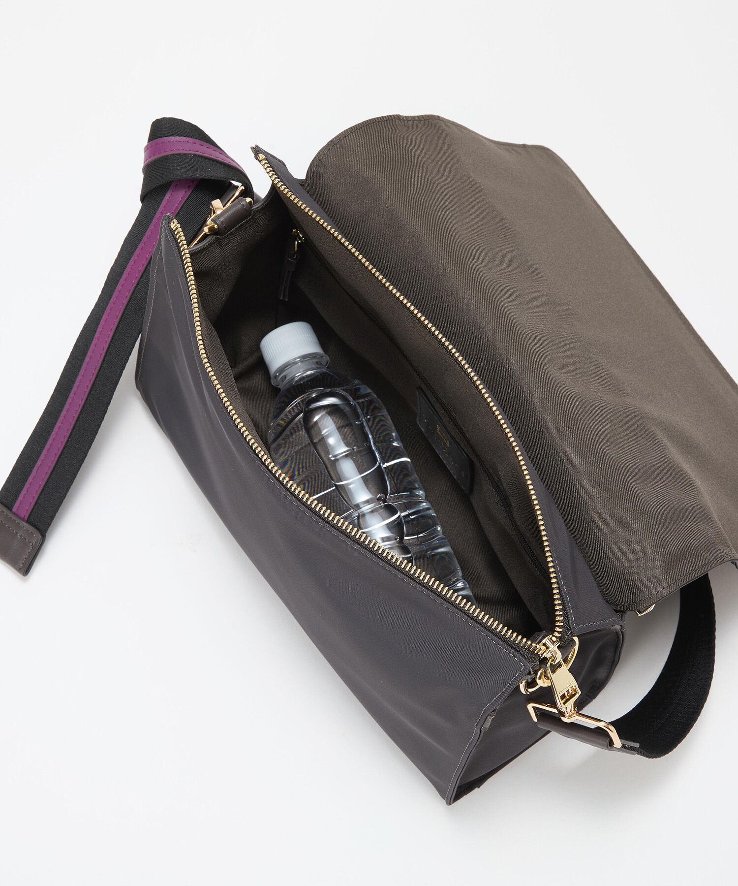 TOPKAPI TREASURE「【TREASURE TOPKAPI】ナイロン ストライプ ベルト フラップ ショルダー バッグ」|ショルダー・メッセンジャー|