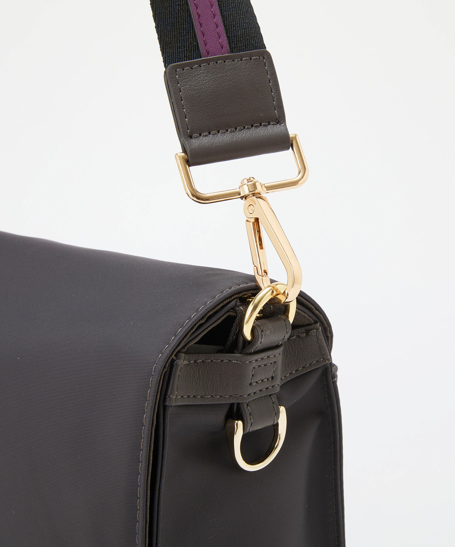 TOPKAPI TREASURE「【TREASURE TOPKAPI】ナイロン ストライプ ベルト フラップ ショルダー バッグ」|ショルダー・メッセンジャー|