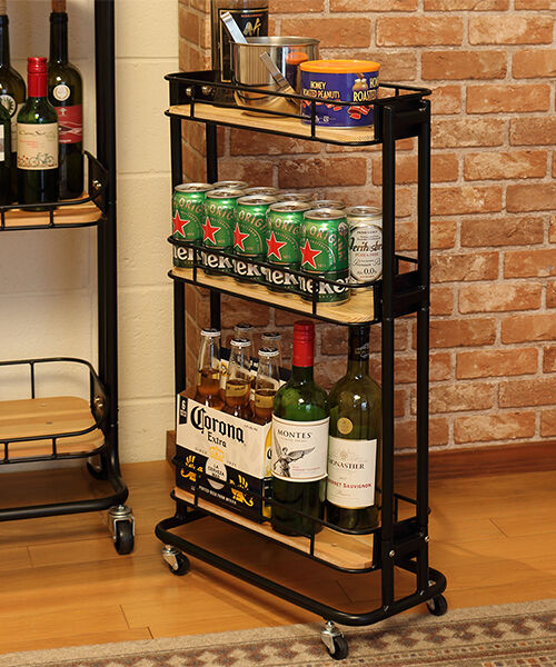  「幅20cm　スリムワゴン」|食器・キッチングッズ|