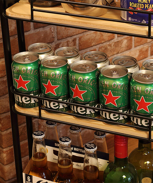  「幅20cm　スリムワゴン」|食器・キッチングッズ|