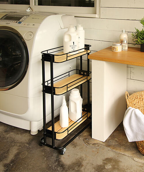  「幅20cm　スリムワゴン」|食器・キッチングッズ|