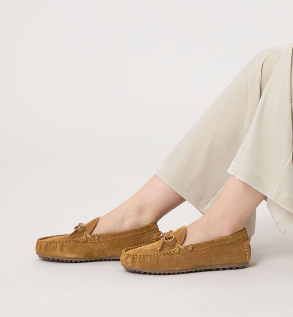 ODETTE E ODILE「ハンドソーンモカ フラット15&uarr;」|モカシン|