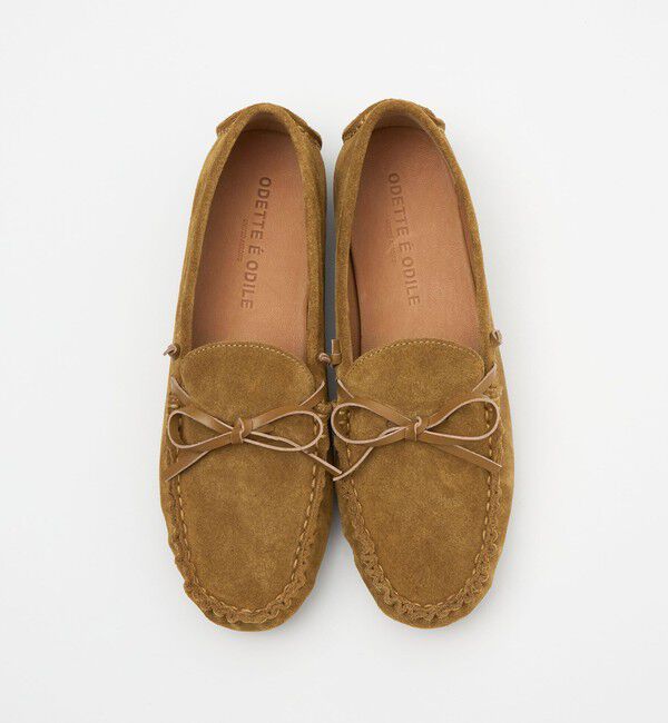 ODETTE E ODILE「ハンドソーンモカ フラット15&uarr;」|モカシン|