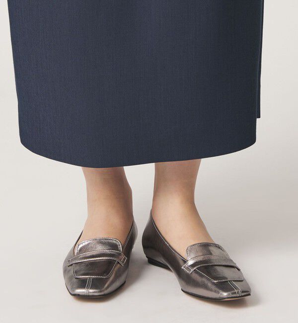 ODETTE E ODILE「【WEB限定】スクエアローファー フラット10■&uarr;」|ローファー|