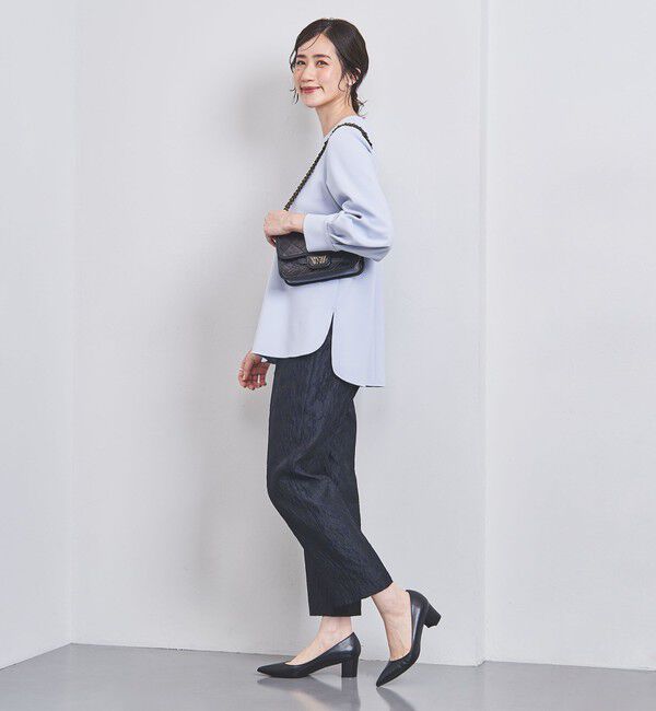 UNITED ARROWS「ポインテッドトゥ チャンキーパンプス」|パンプス|