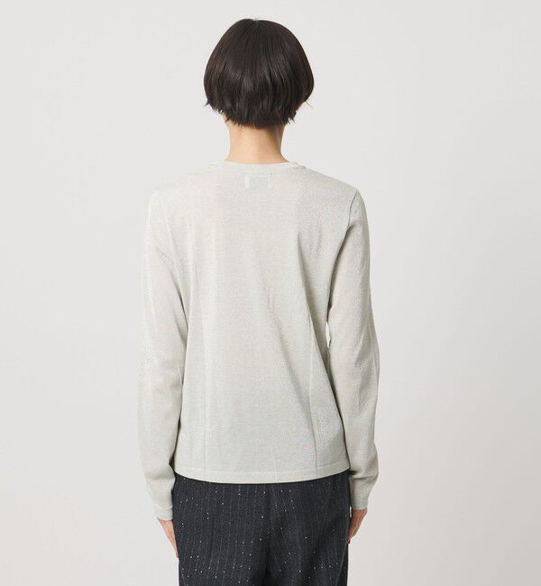 UNITED ARROWS「ラメ ロングスリーブ カットソー」|Tシャツ・カットソー|