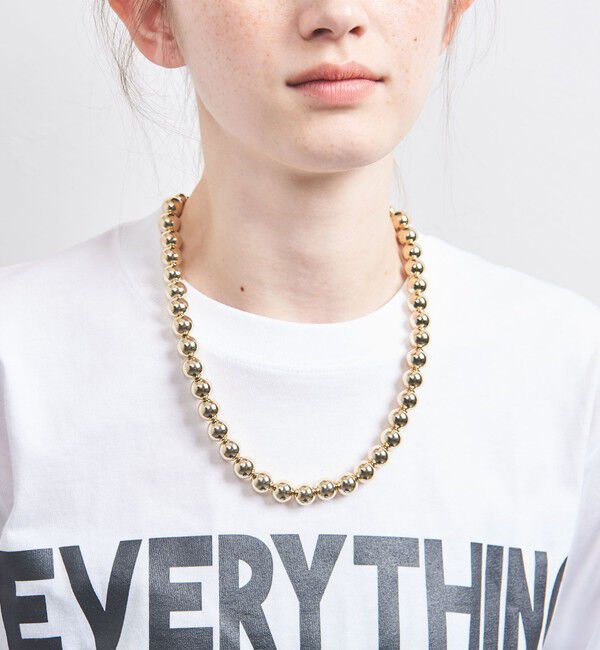 UNITED ARROWS「メタルボール 2WAY ネックレス」|ネックレス|GOLD