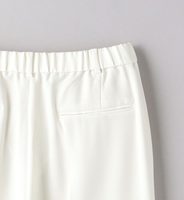 UNITED ARROWS「2タック ワイドパンツ WHITE」|スラックス|