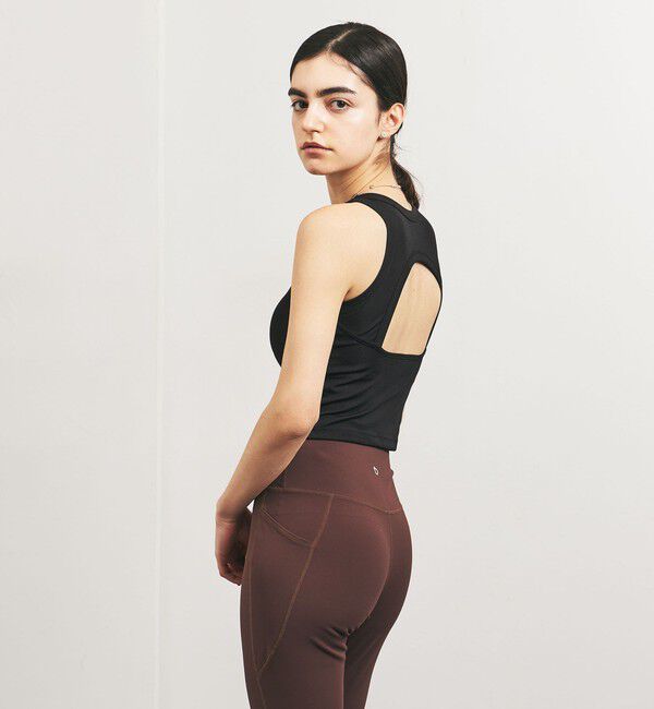 UNITED ARROWS「＜TO UNITED ARROWS＞BASIC バックオープン ブラトップ」|スポーツ|BLACK