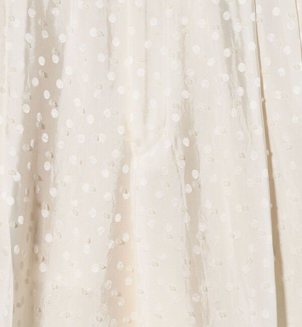 UNITED ARROWS「ドット サテン 2タック ワイドパンツ」|その他|