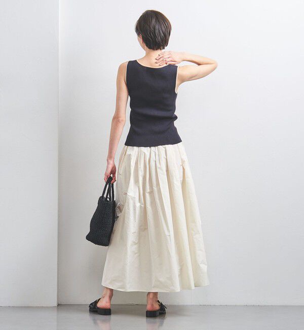 UNITED ARROWS「リブ スクエアネック ニットキャミソール」|ニット・セーター|