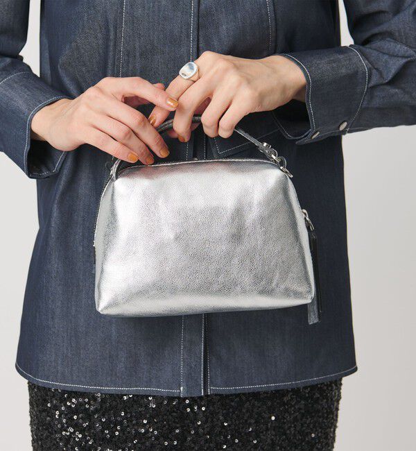 UNITED ARROWS「＜GIANNI CHIARINI＞ALIFA MTL S バッグ」|ショルダー・メッセンジャー|SILVER