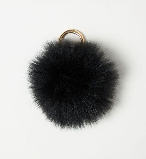 UNITED ARROWS「ファー ポンポン チャーム」|チャーム・キーホルダー|