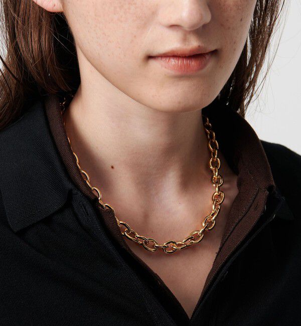UNITED ARROWS「THICK チェーン ネックレス」|ネックレス|GOLD