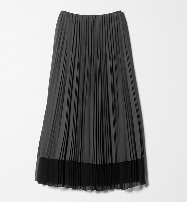 UNITED ARROWS「シアー コンビ プリーツ スカート」|スカート|