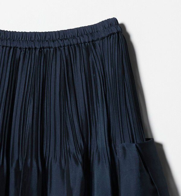 UNITED ARROWS「シャンブレー オーガンザ ポケット スカート」|スカート|