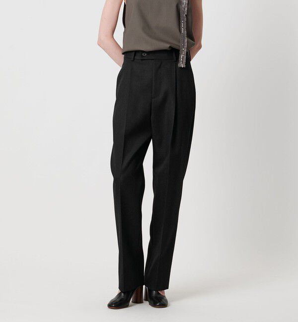 AEWEN MATOPH「＜AEWEN MATOPH＞ウールテーパードパンツ」|その他|BLACK