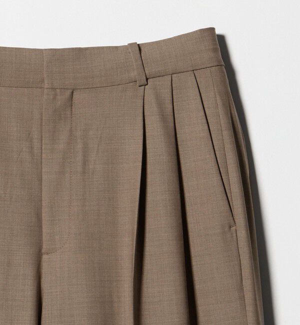 UNITED ARROWS「トロピカル ２タック ワイドパンツ ストレッチ」|チノ|