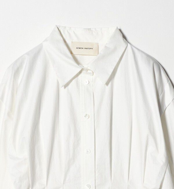 AEWEN MATOPH「＜AEWEN MATOPH＞ウエストダーツ シャツマキシワンピース ‐ ウォッシャブル ‐」|ワンピース|