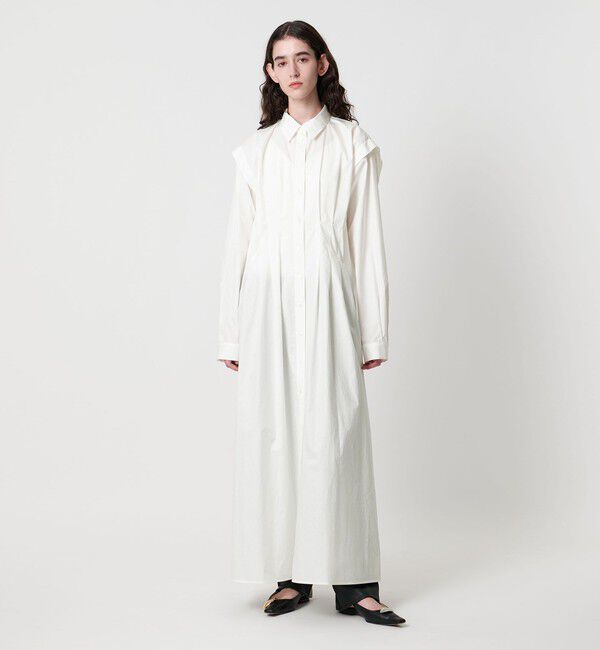 AEWEN MATOPH「＜AEWEN MATOPH＞ウエストダーツ シャツマキシワンピース ‐ ウォッシャブル ‐」|ワンピース|