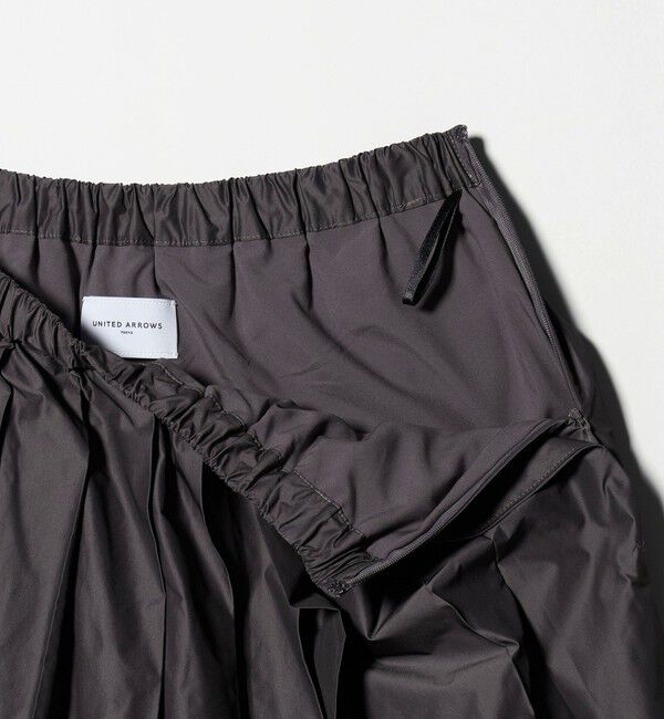 UNITED ARROWS「シャンブレー タフタ プリーツ スカート」|スカート|