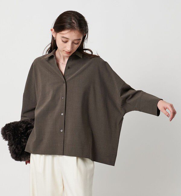 UNITED ARROWS「ドルマン シャツ‐ウォッシャブル‐」|シャツ・ブラウス|