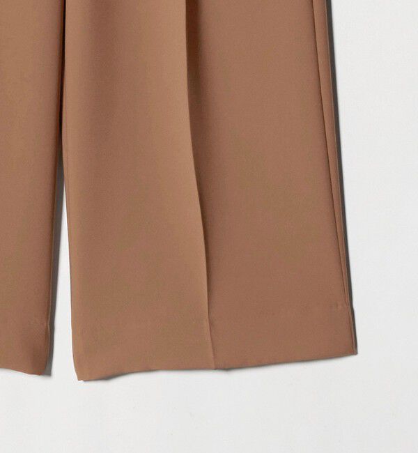 UNITED ARROWS「2タック ワイドパンツ‐UVカット 接触冷感 吸水速乾 帯電防止 ウォッシャブル‐」|チノ|