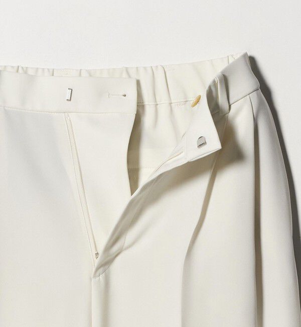 UNITED ARROWS「2タック ワイドパンツ WHITE ‐ウォッシャブル‐」|その他|
