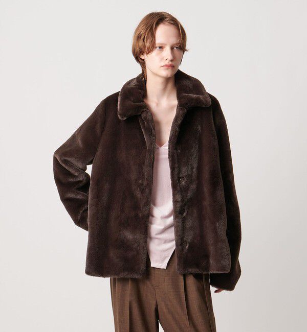 AEWEN MATOPH「＜AEWEN MATOPH＞フェイクファーショートコート」|その他|
