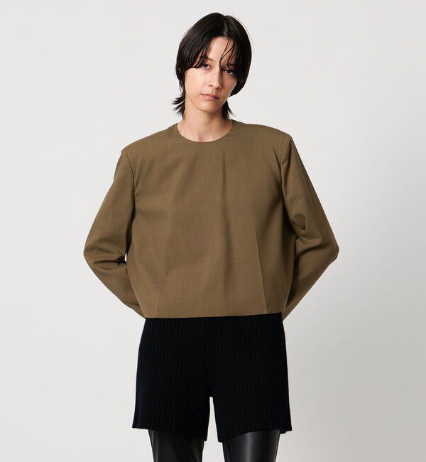 AEWEN MATOPH「＜AEWEN MATOPH＞パワーショルダープレス プルオーバーブラウス 」|シャツ・ブラウス|