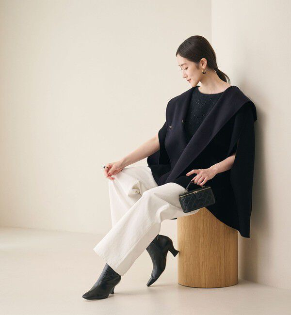 UNITED ARROWS「バイカラー リバー フードケープ」|その他|