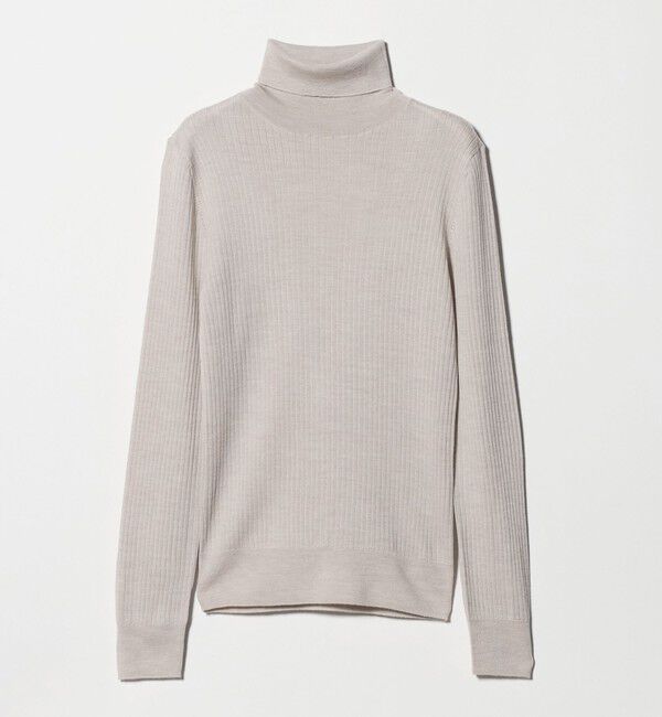 UNITED ARROWS「リブ タートルネック ニット」|ニット・セーター|