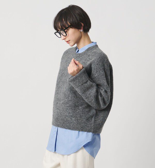 UNITED ARROWS「ワイドスリーブ プルオーバーニット」|ニット・セーター|