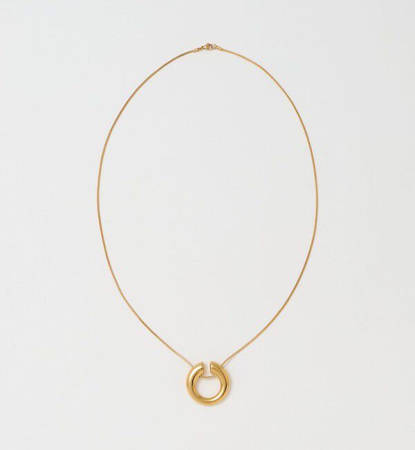 UNITED ARROWS「ドーナツトップ ネックレス」|ネックレス|GOLD