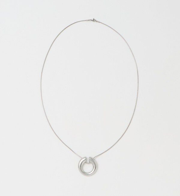 UNITED ARROWS「ドーナツトップ ネックレス」|ネックレス|SILVER