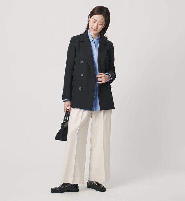 UNITED ARROWS「２タック ワイド パンツ」|チノ|