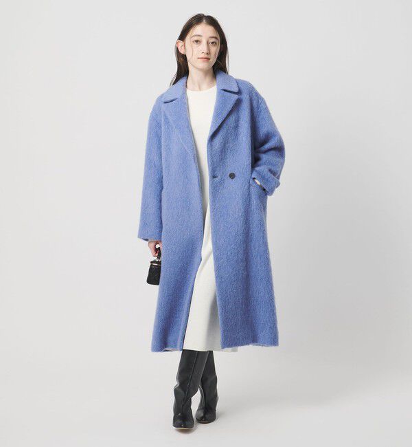 UNITED ARROWS「シャギー ビッグ テーラード コート」|チェスターコート|